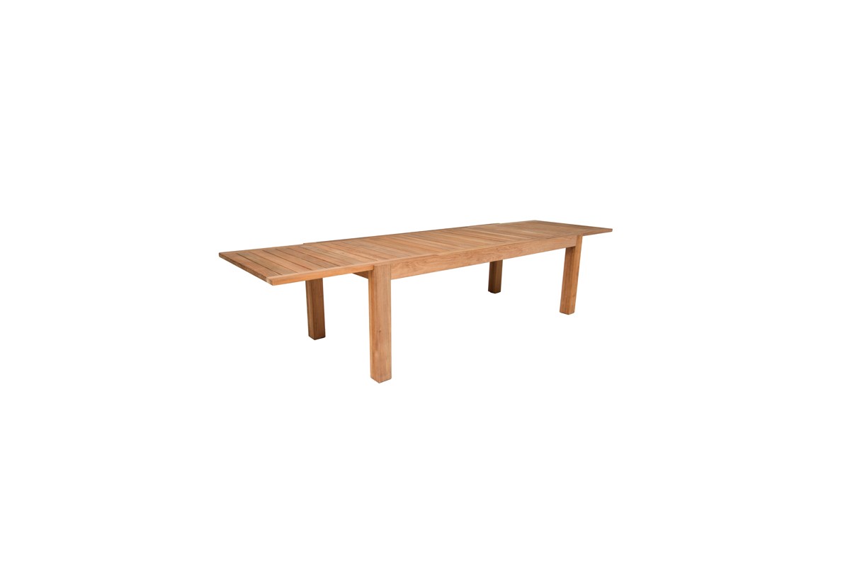  Table  de jardin de grande  taille  en teck massif 220 340 cm 